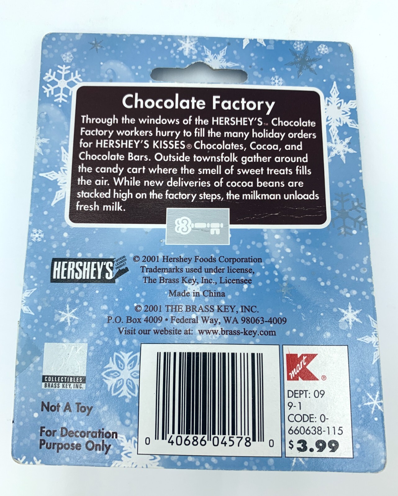 Hershey’s Holiday Village Collection Accessory COCOA BEAN BAGS