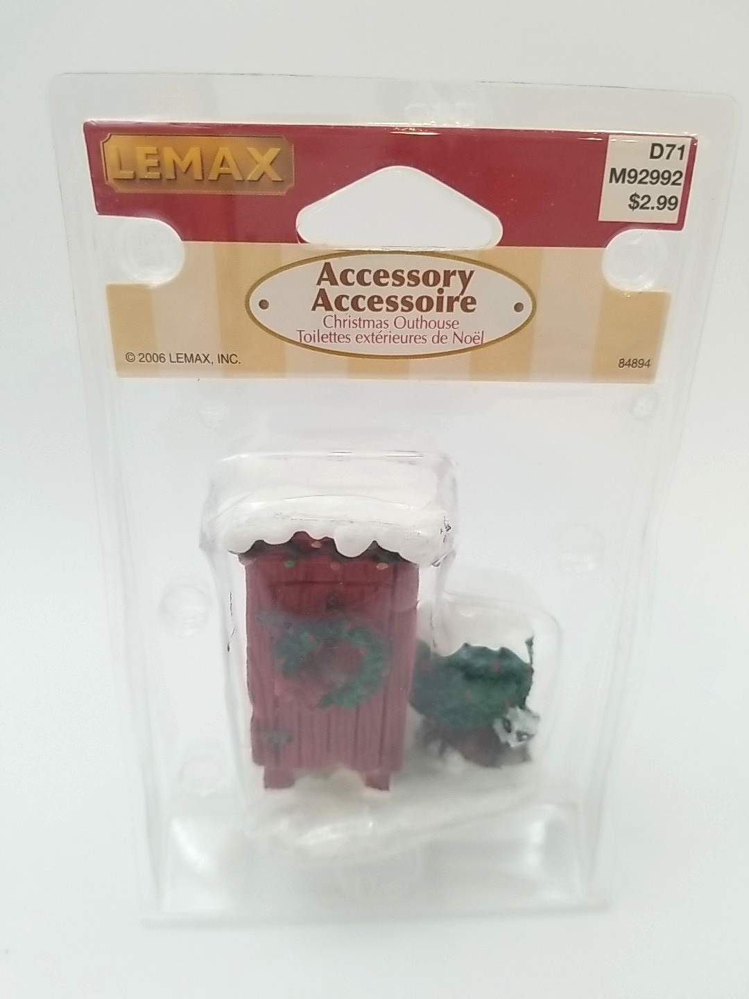 Lot of 8 Vintage Lemax Miniature Christmas Accessories