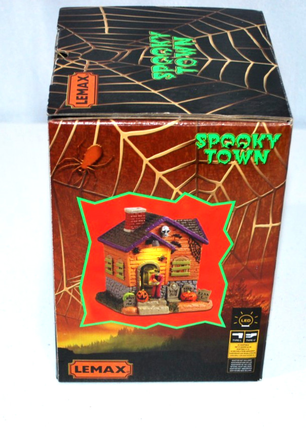 Lexmax Spooky Town Franks Treats Light up Porch Halloween light Decoration New.
