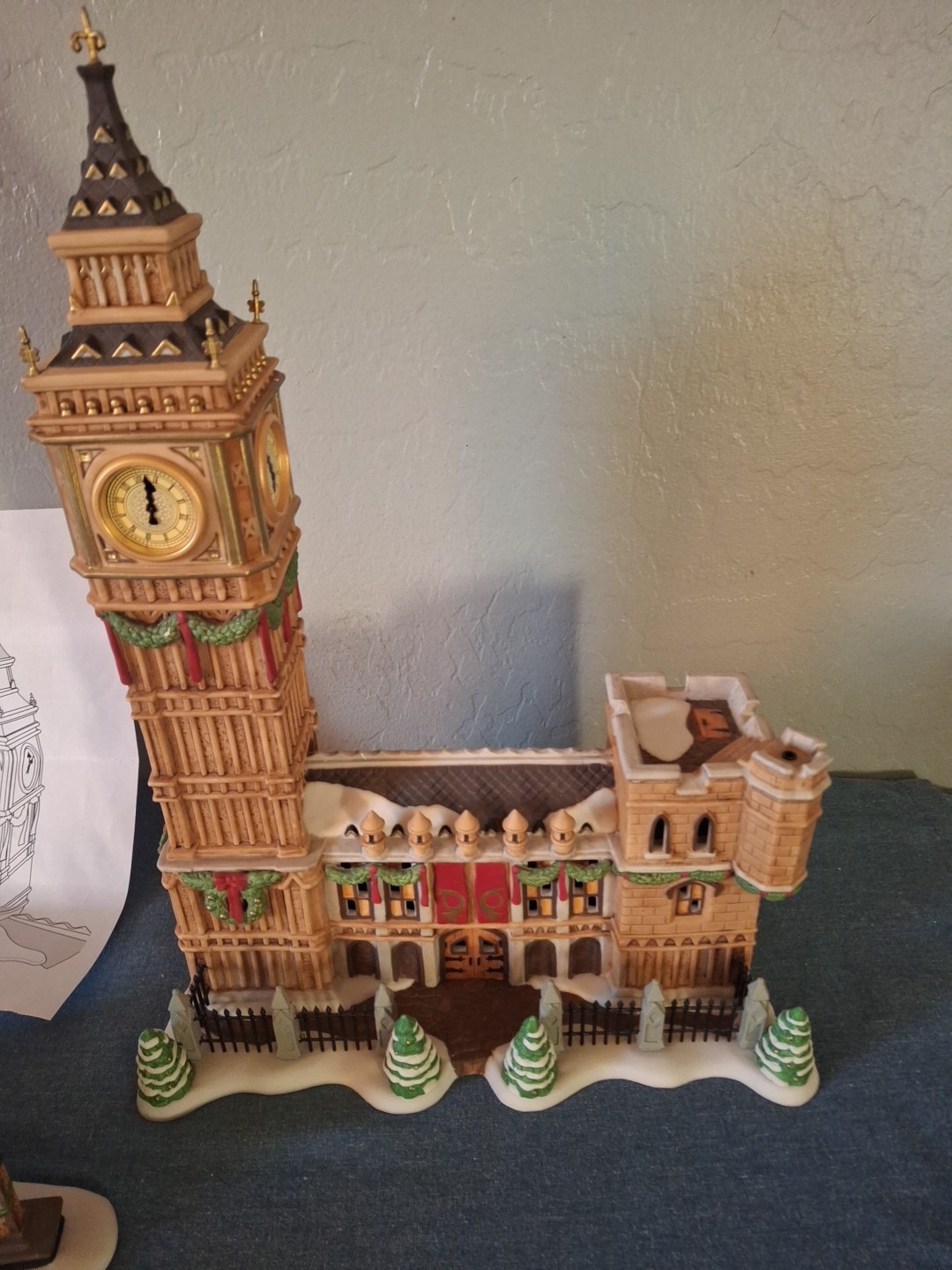 Department 56 Dickens Village Historical Landmark Christmas “Big Ben” Decor…