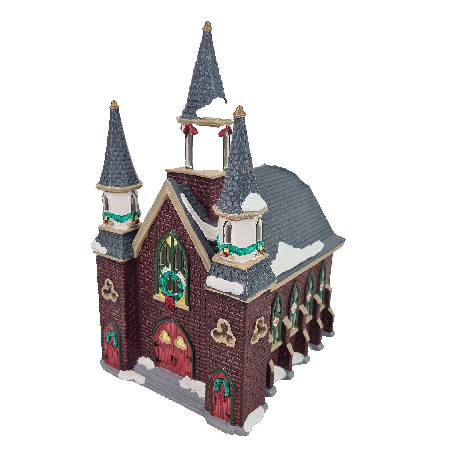 🚨 Department 56 St Lukes Church 5421-6 Christmas Snow Village Lighted Building