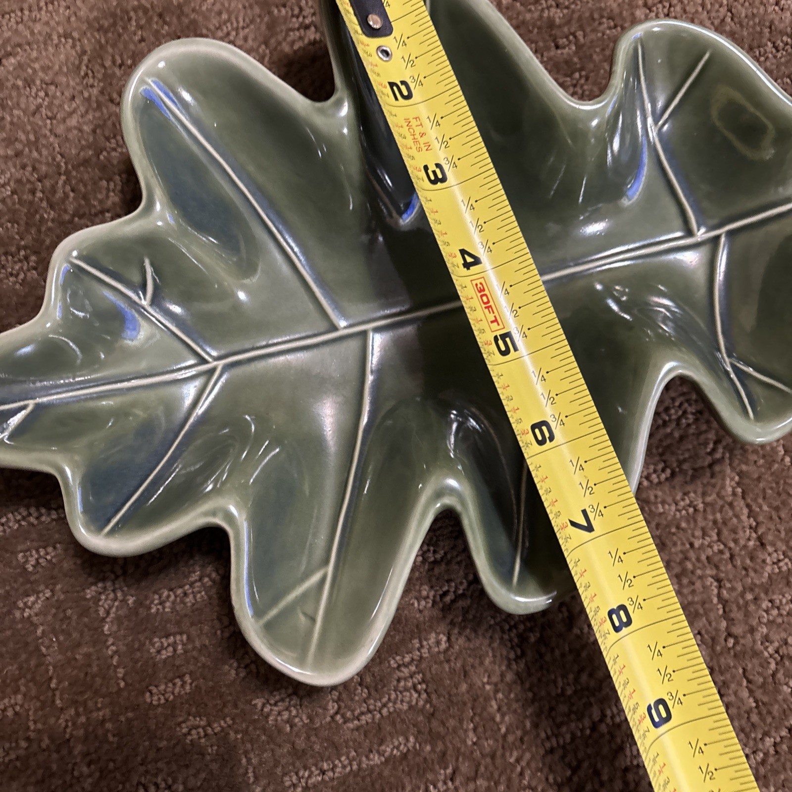 Department 56 Green Oak Leaf 12” X 7 1/2” One Leaf Only “Time To Celebrate”
