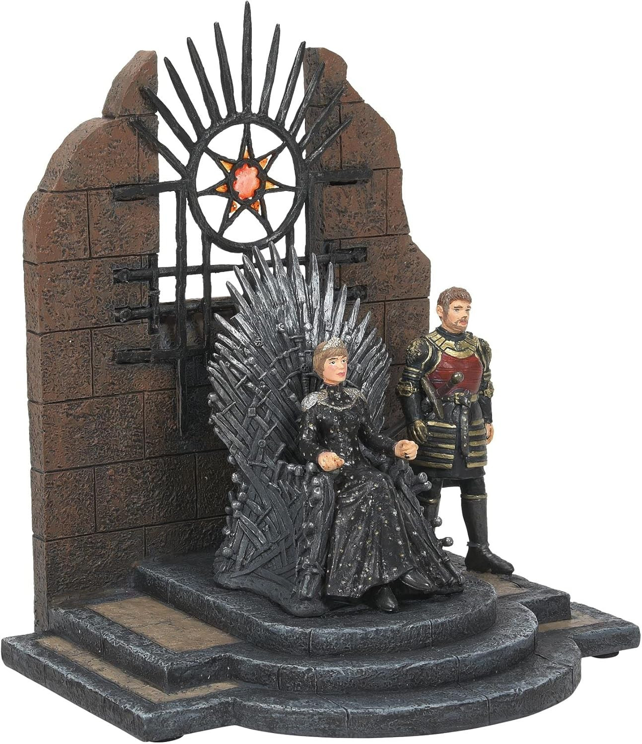 Game of Thrones Village Accessories Cersei and Jaime Lannister Figurine, 6.89 In