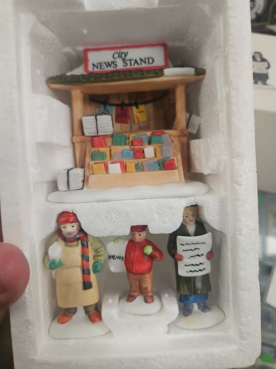 Department 56 & Lemax Lot Of 9 Pieces