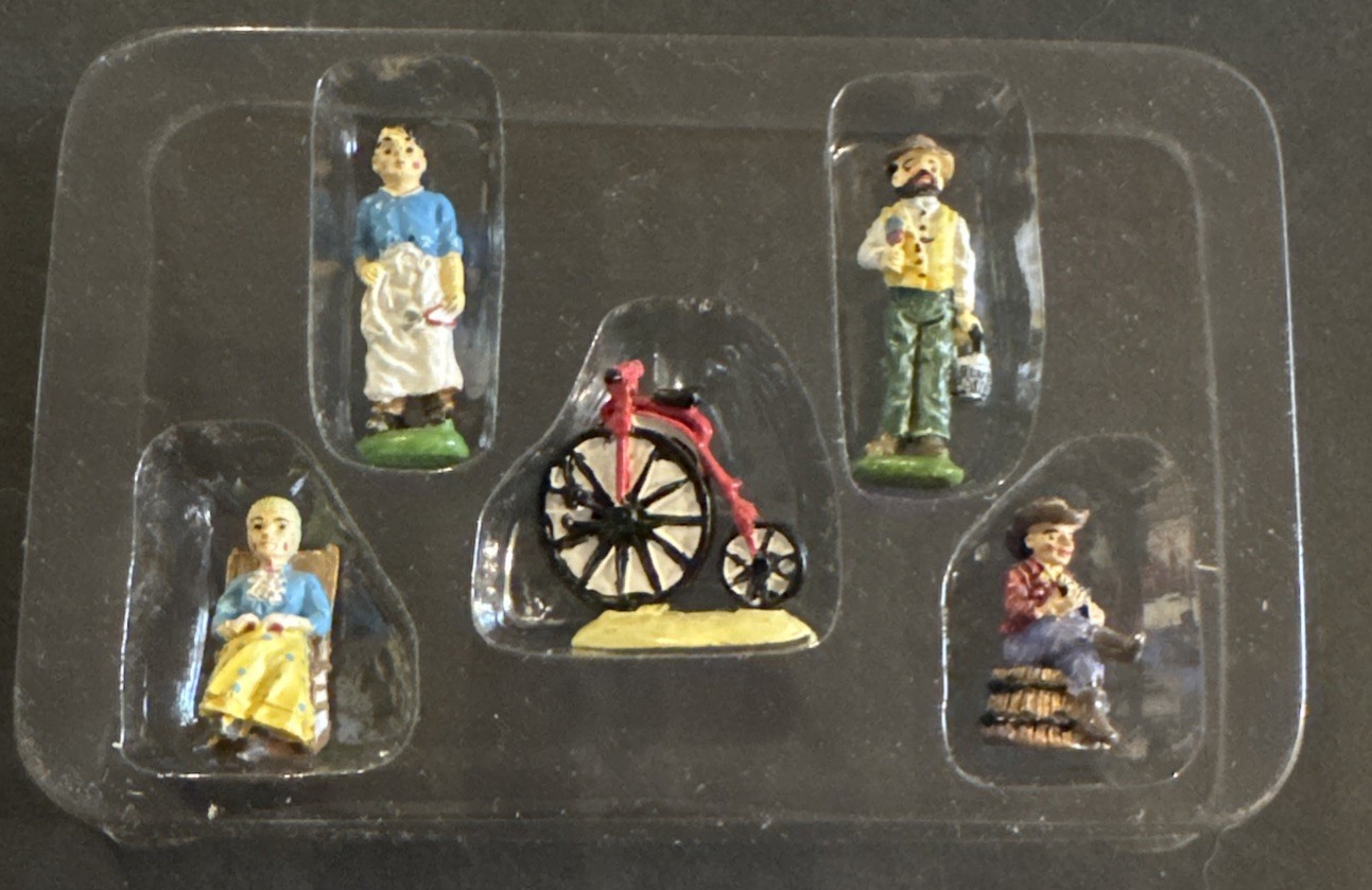 Vintage Liberty Falls Americana Pewter Hand Painted Figurines AH115
