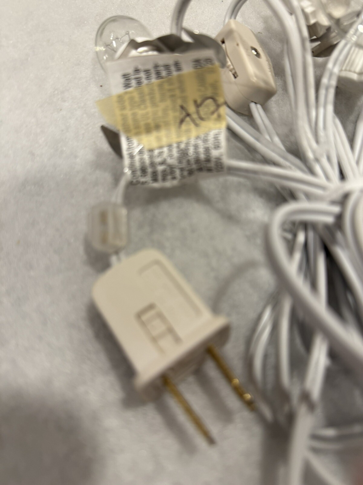 5 Socket Light Cord Set Dept 56 Lemax Christmas Village Sets On/Off Switch C7