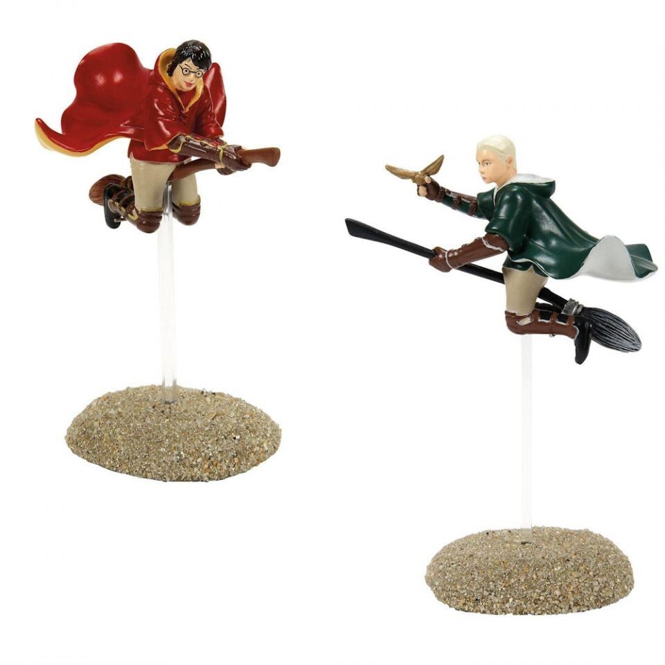 Dept 56 THE SEEKERS SET OF 2 Harry Potter Village 6014665 NEW 2024 Quidditch