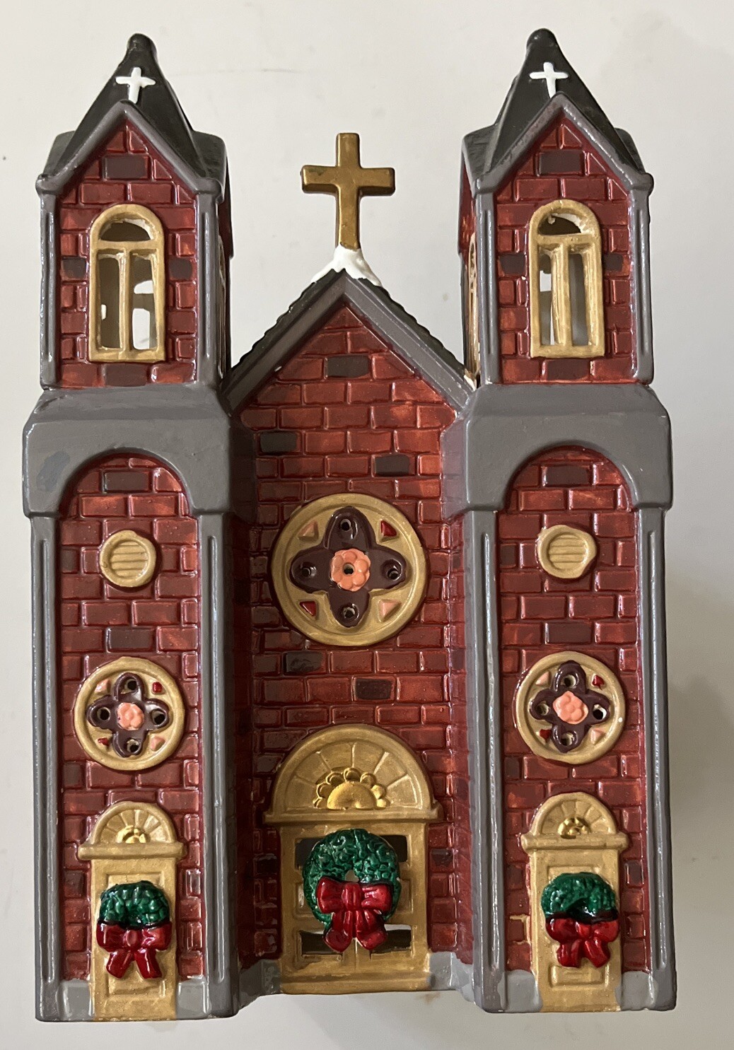 Vintage Department 56 Christmas Snow Village “St. James Church” 5068-7 1986 LOOK