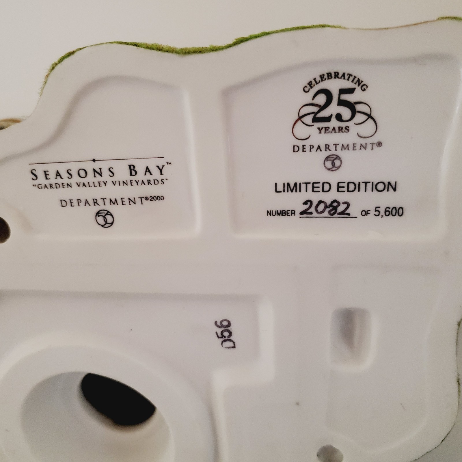 Department 56 Seasons Bay Garden Valley Vineyards 53446 Limited Edition New!💖