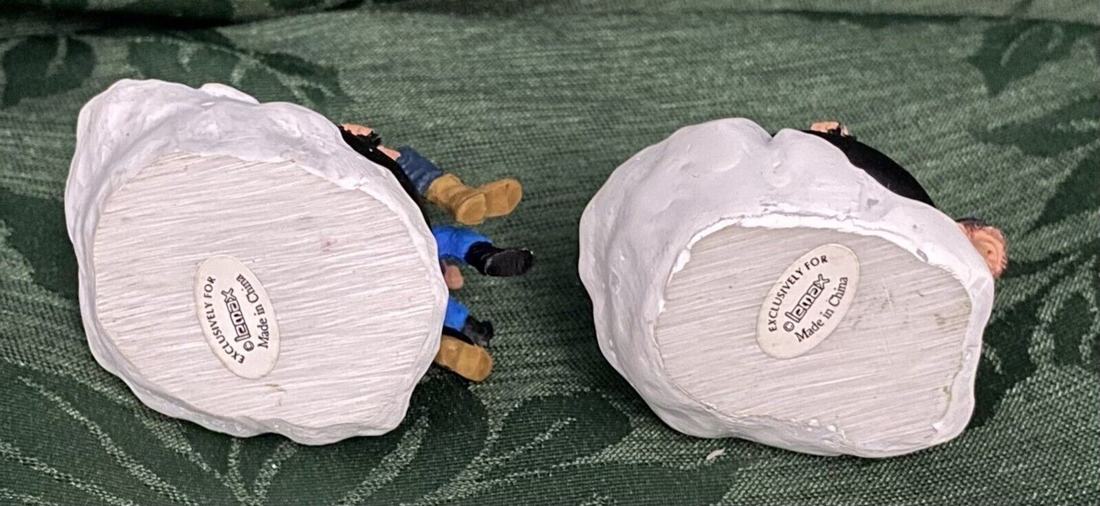 Lemax Christmas Village Tubing Fun 22575 & Tubing with Dad 22575 Figurine