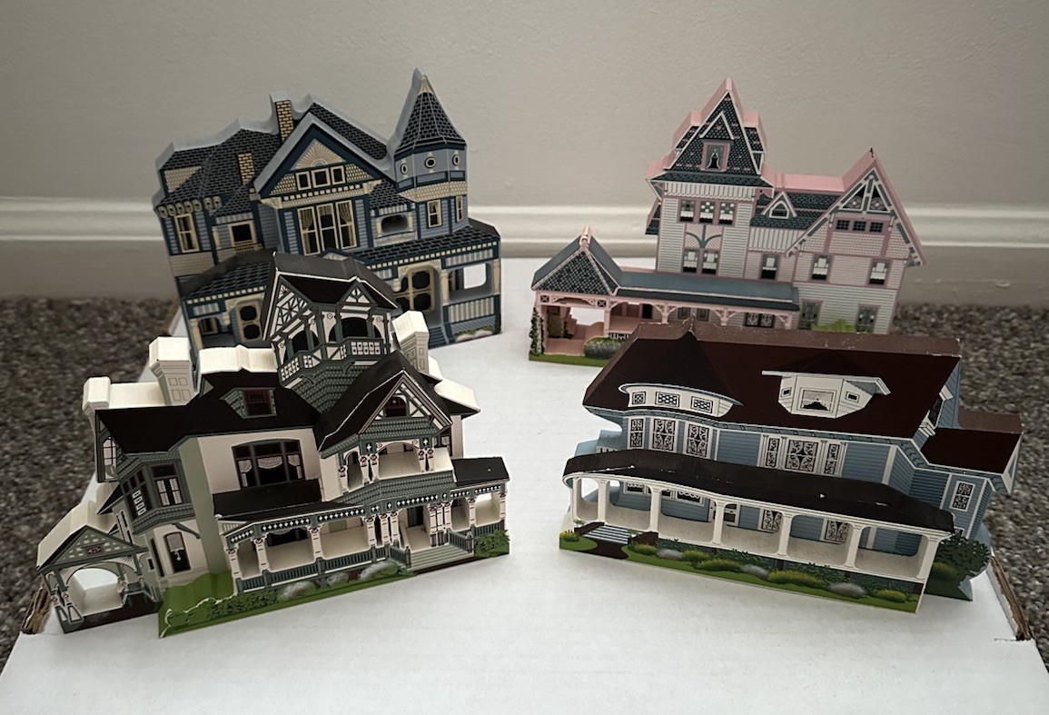 Vintage Shelia Houses(Lot 4) Ray Home, J Reichert, Goodwill House, Allyn Mansion