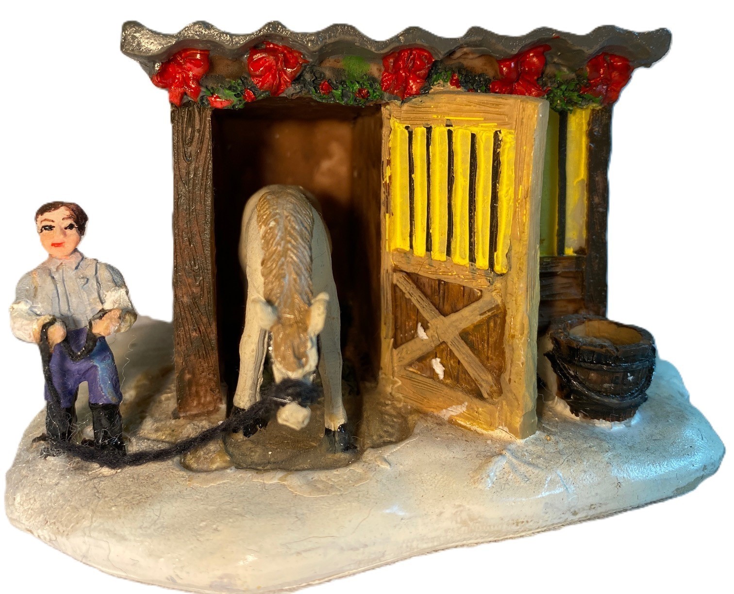 Horse Stable Shed Holiday Inspirations 2009 Christmas House Accesory Joann Store