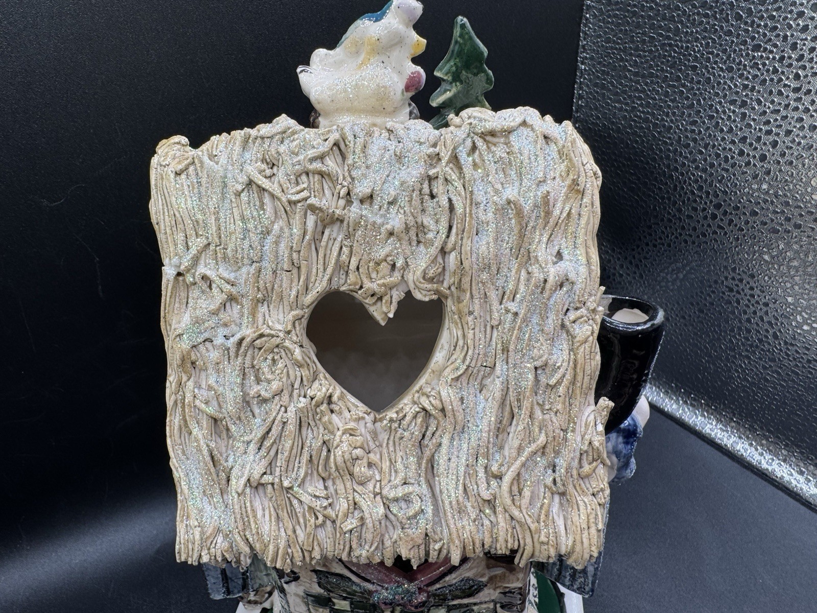 Blue Sky Clayworks Heather Goldminc Country Christmas Luminary House Base 2 Pc