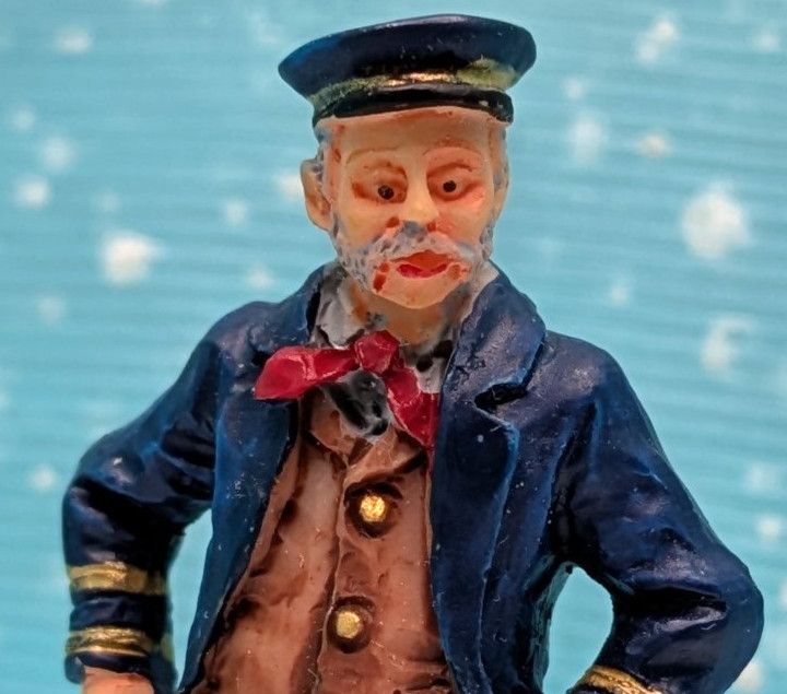 Lemax Sailor Dog nautical Christmas Village Figurine NO BOX INV33