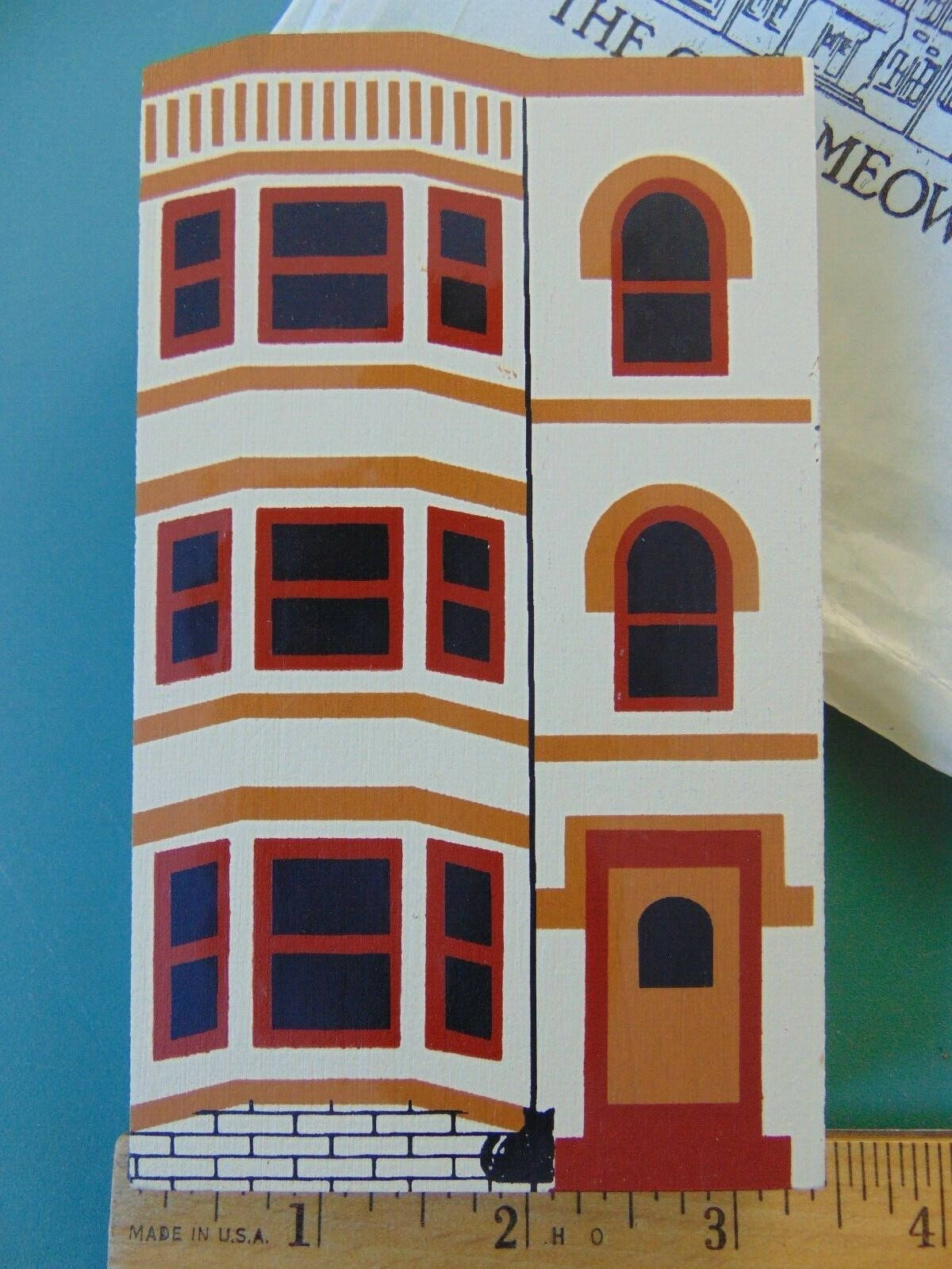 FJ Designs The Cat’s Meow Village 1985 Series III Kalorama Guest House ~*PINE~*