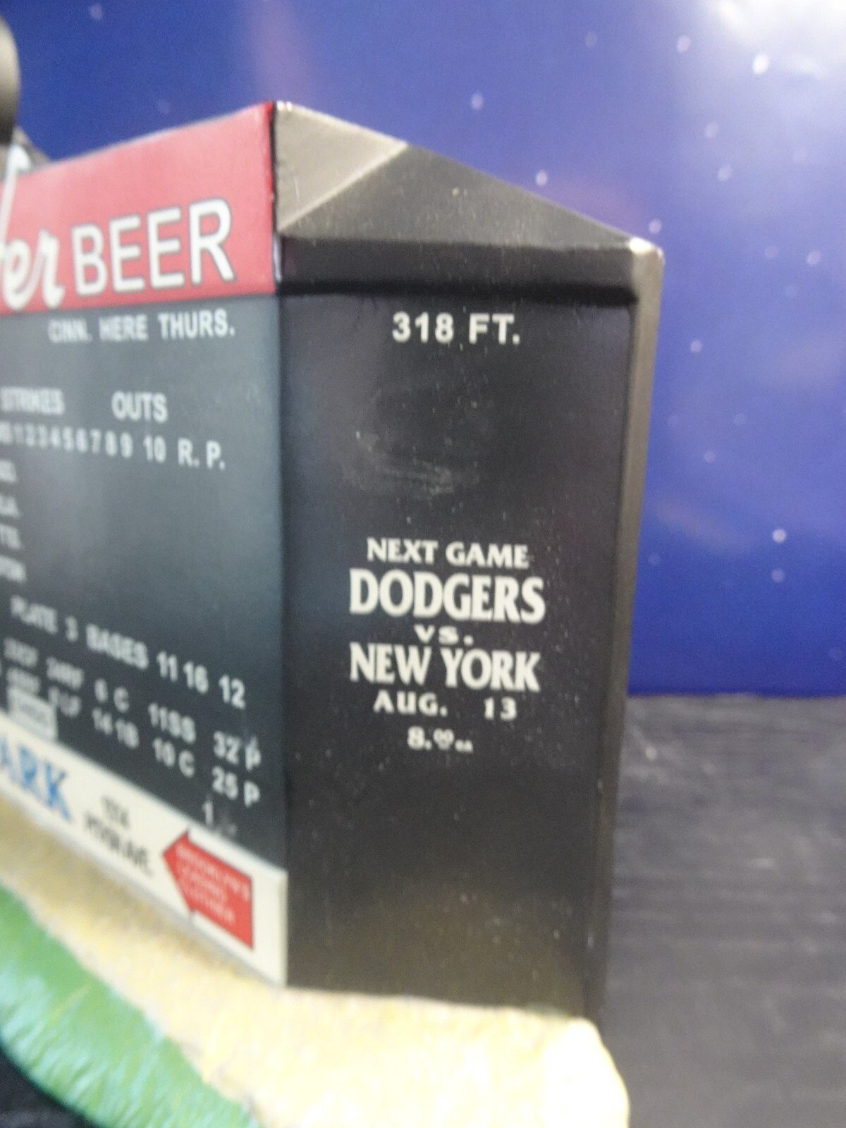 DEPT 56 CIC Ebbets Field Scoreboard 59406 2002 Baseball NO ORIGINAL BOX VGUC