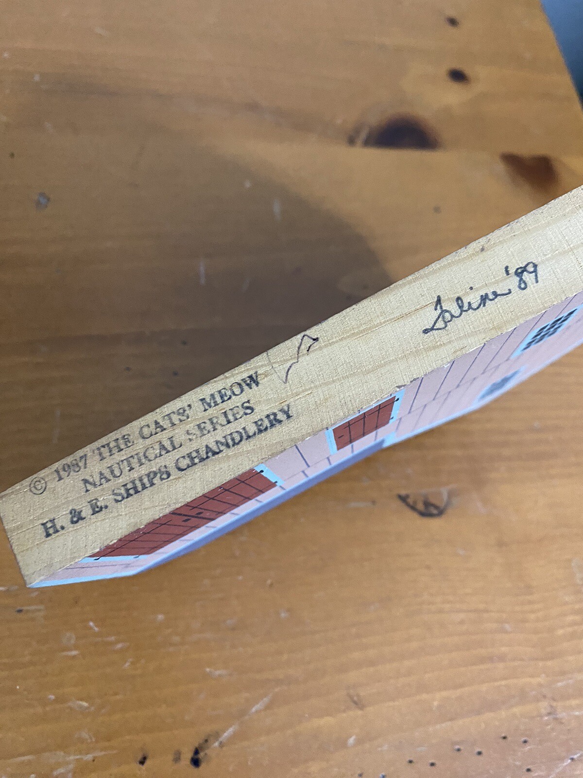 Cat’s Meow H&E Ships Chandlery Nautical Series 1987 Vintage