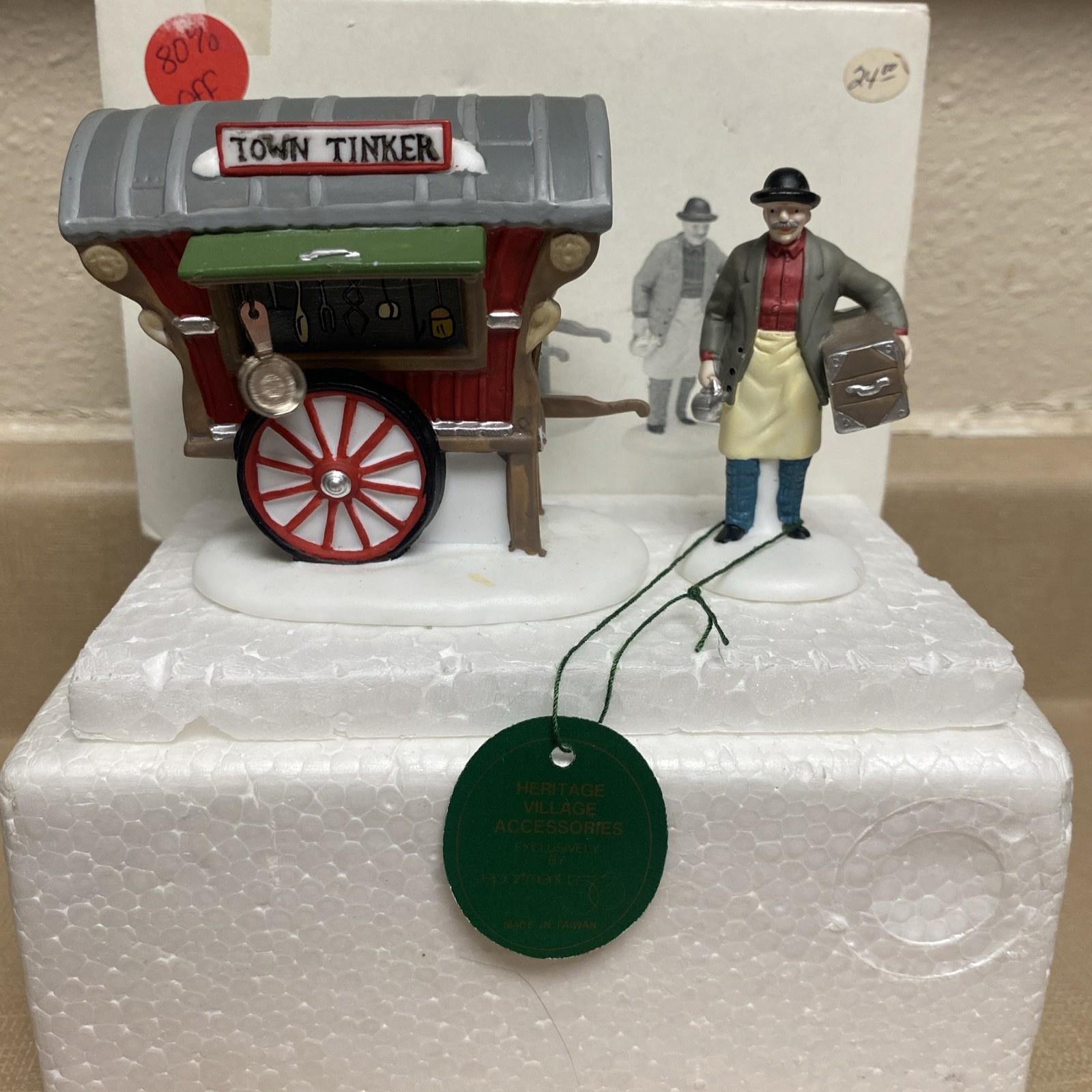 Dept 56 Heritage Village Collection Accessory: “Town Tinker”