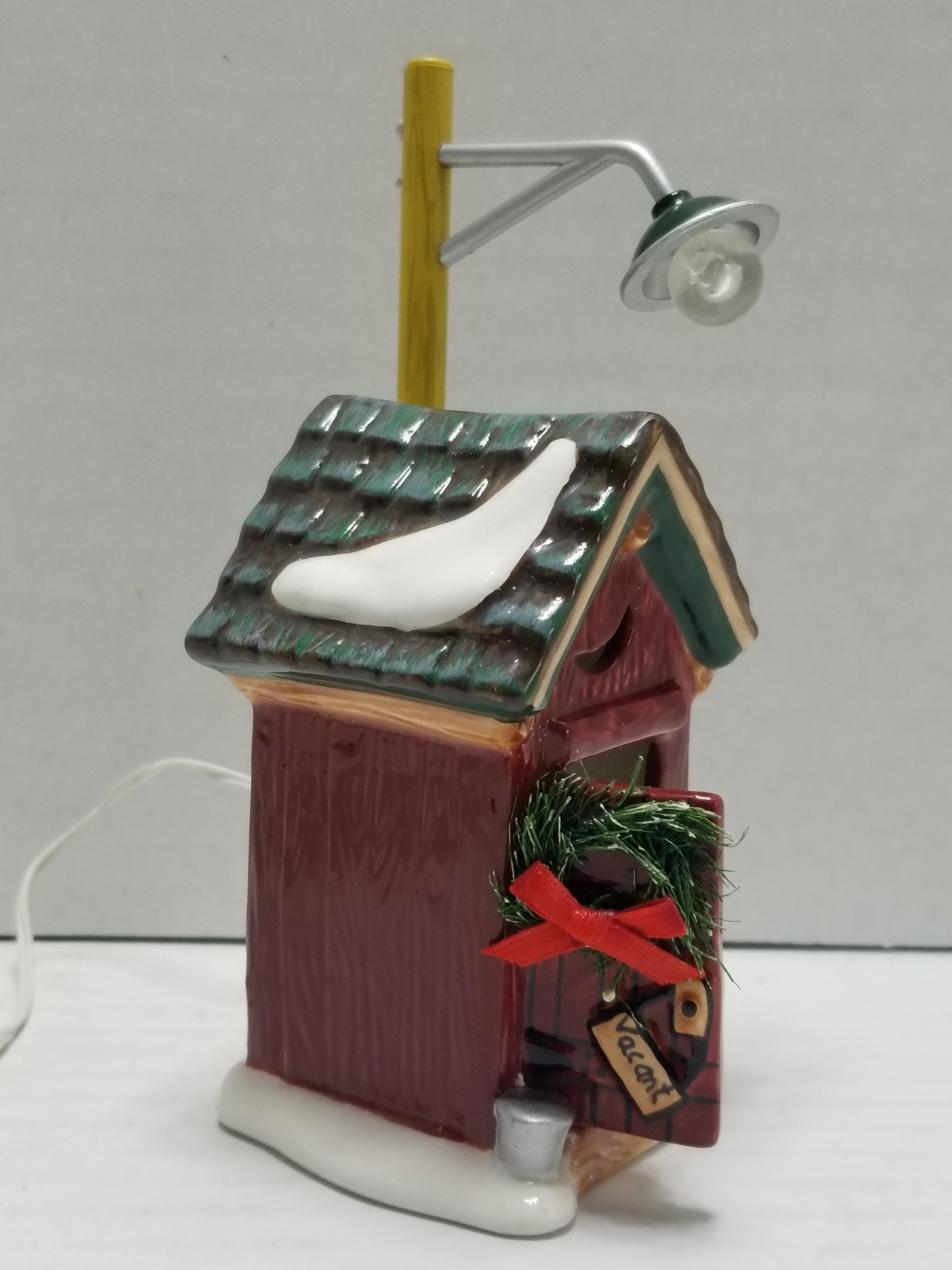 Dept 56 The Original Snow Village Backwoods Outhouse Accessory 1999 *As Is*