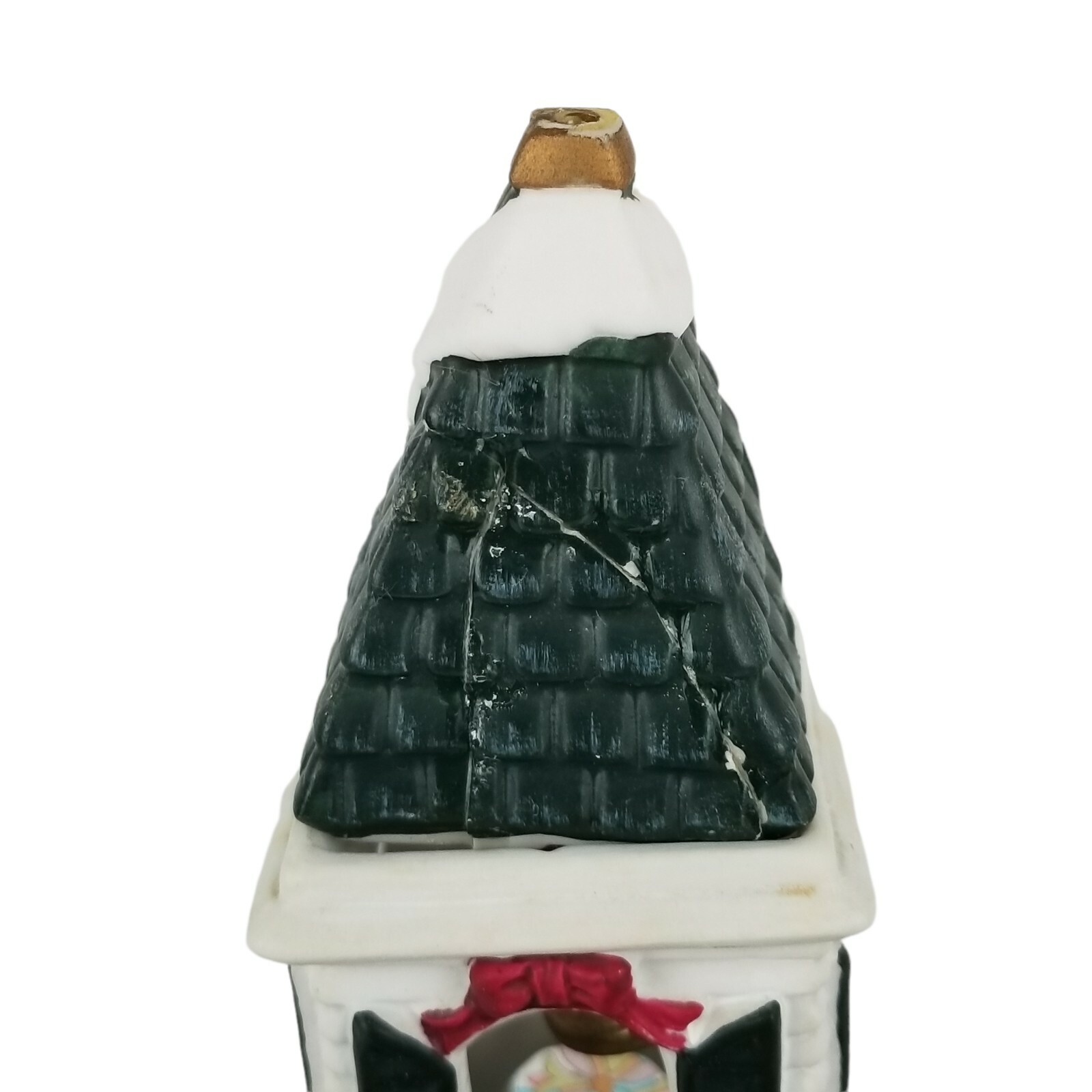 Hersheys Holiday Village Church w/ Box 2001 Christmas No Cord, Repair