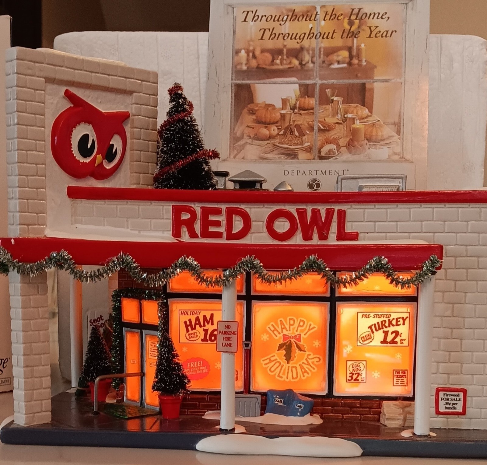 Red Owl grocery store 2002 Dept 56 limited edition snow village