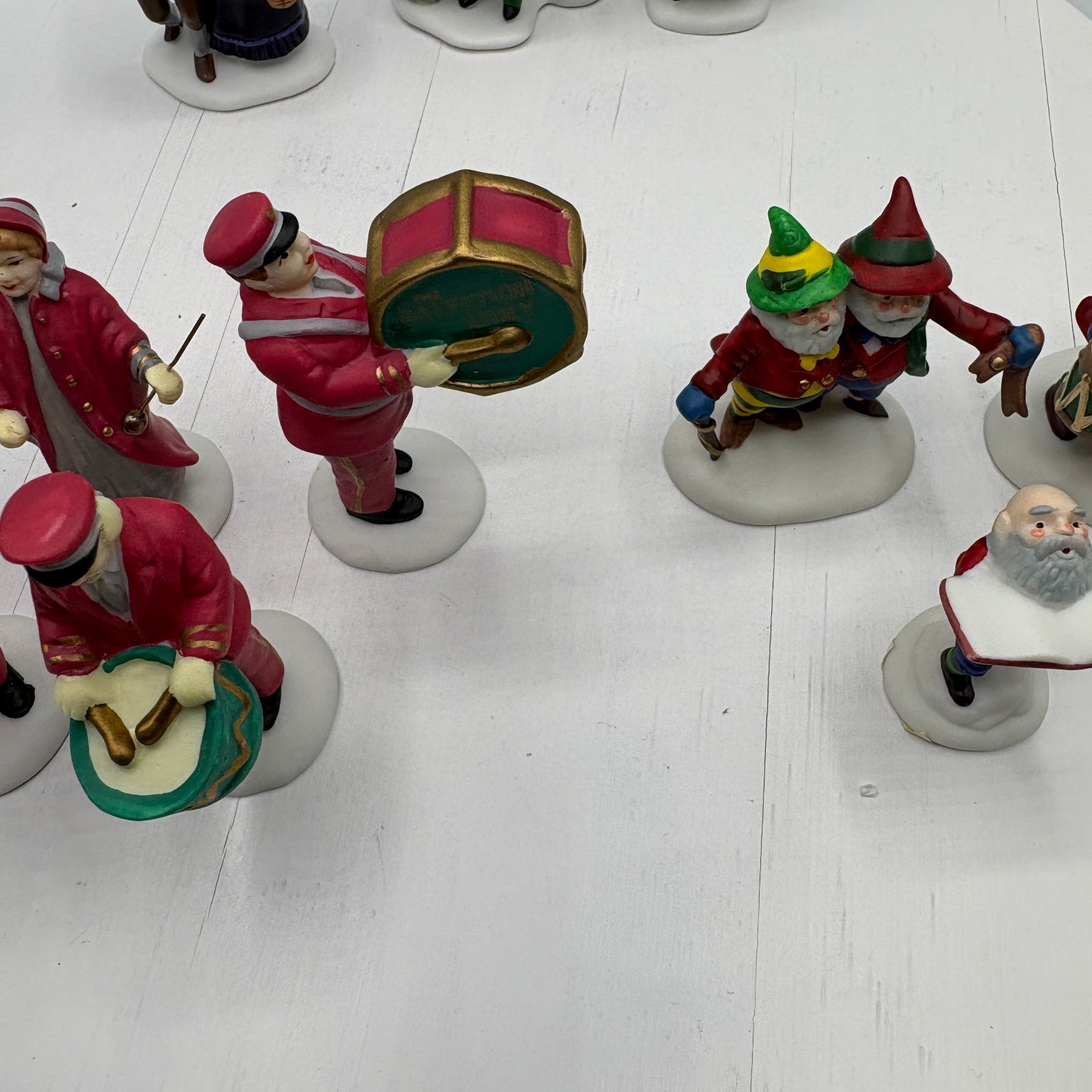 Christmas Heritage Village Salvation Army Band Carol Singing Figurines