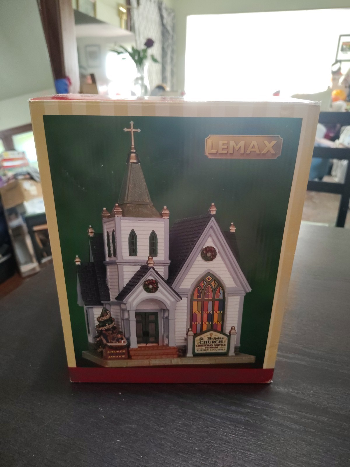 Lemax St. Nicholas Church #25344 Christmas Village Retired Boxed