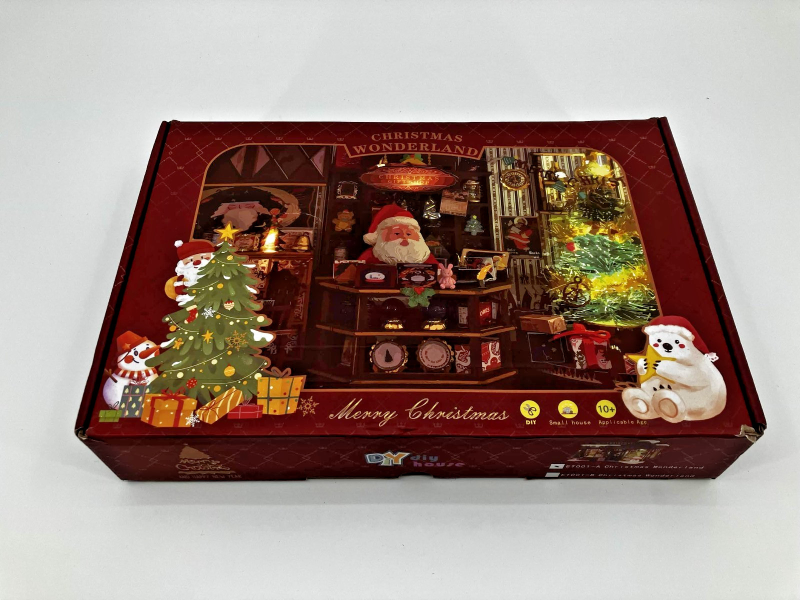 DIY House Christmas Wonderland ET001-A Paper or Plastic