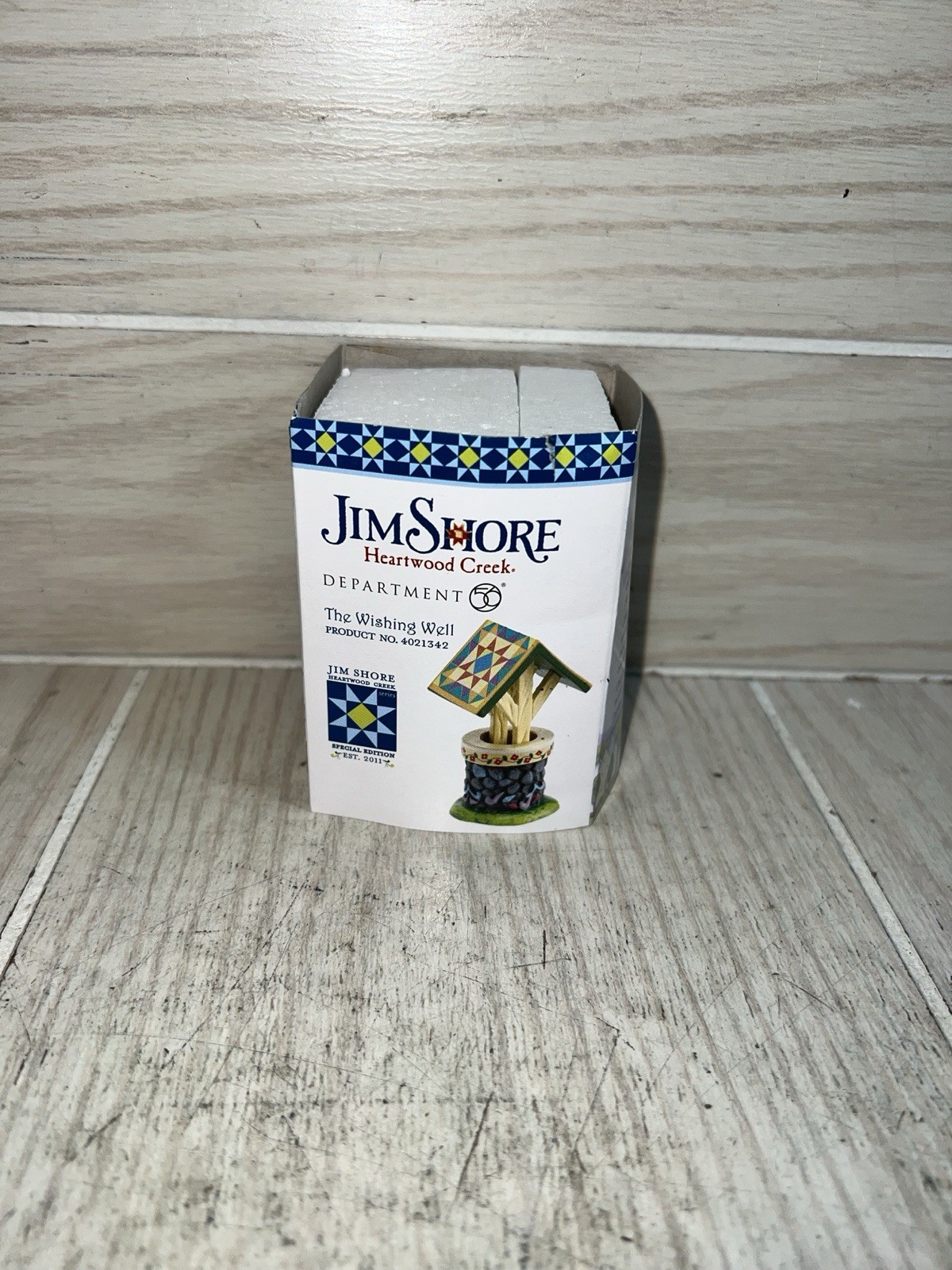 Dept 56 Jim Shore Heartwood Creek The Wishing Well 4021342 Department Quilt NIB