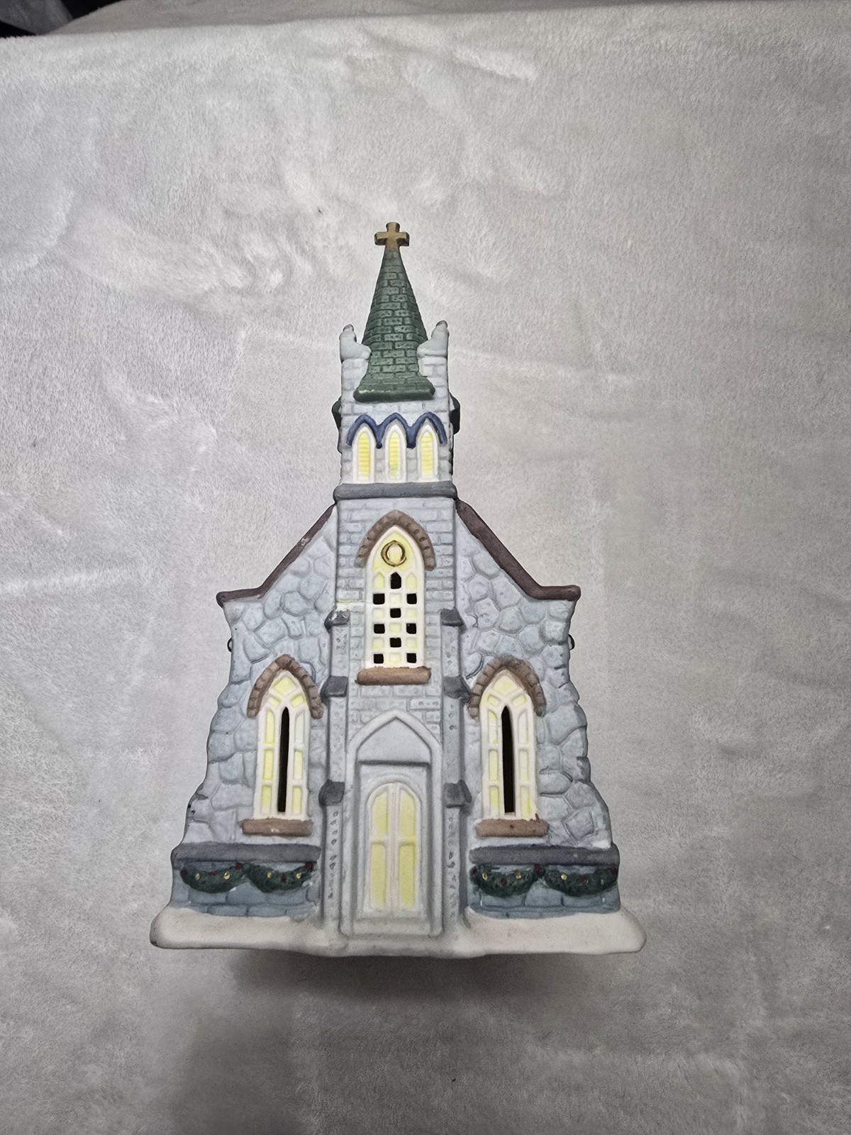 Collins Christmas Village Church Cathedral Holiday Decoration