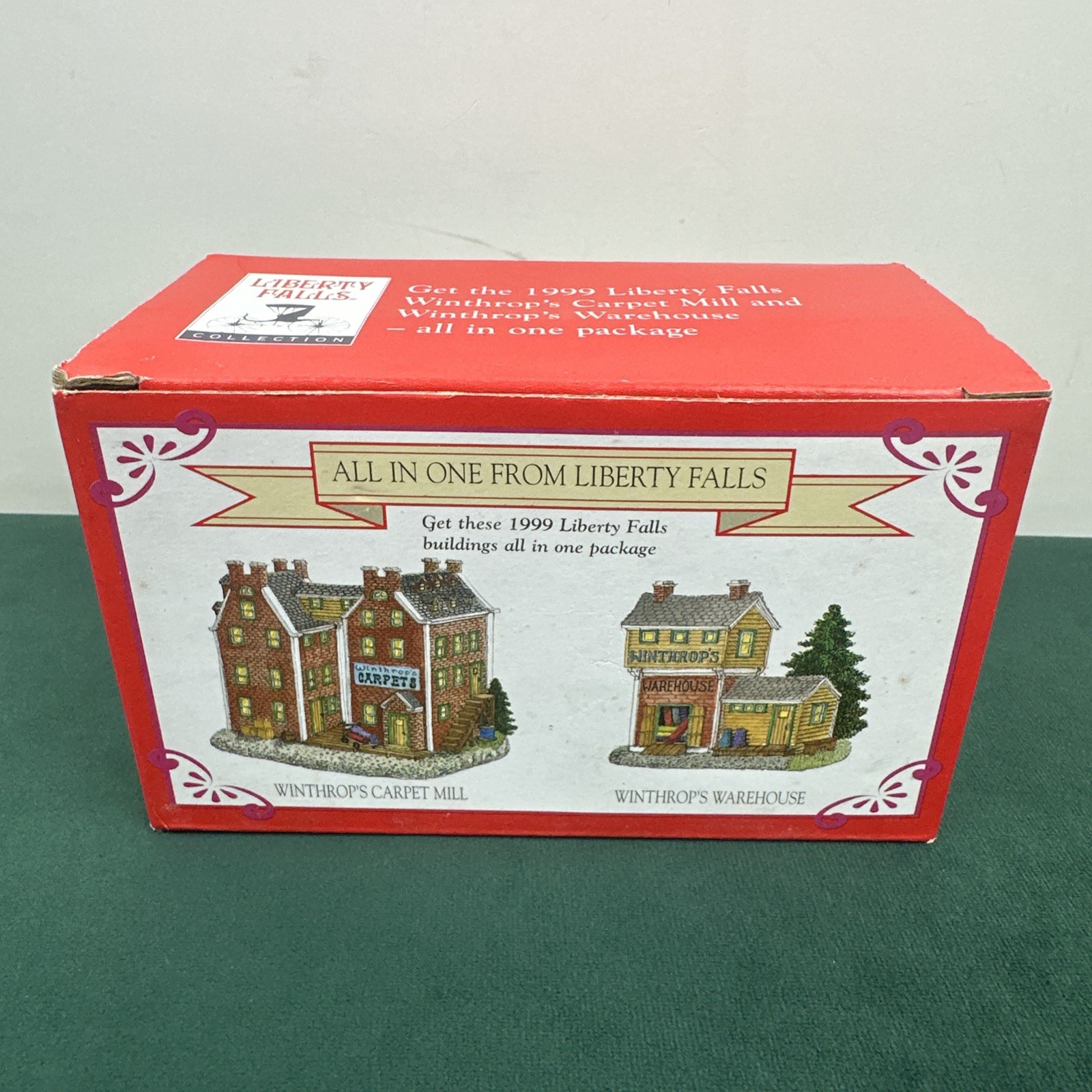 Liberty Falls Winthrop’s Carpet Mill & Warehouse HSE7A & B in box 1999