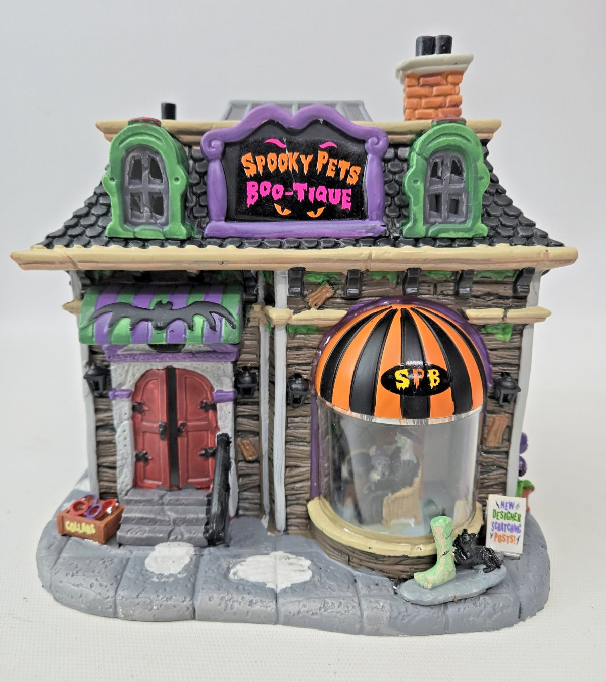 Spooky Town Lemax PETs BOO-TIQUE Halloween House 45668