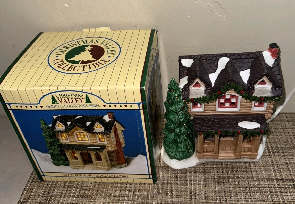 1994 Seasonal Specialties Downhome Christmas Farm House 836 Tested