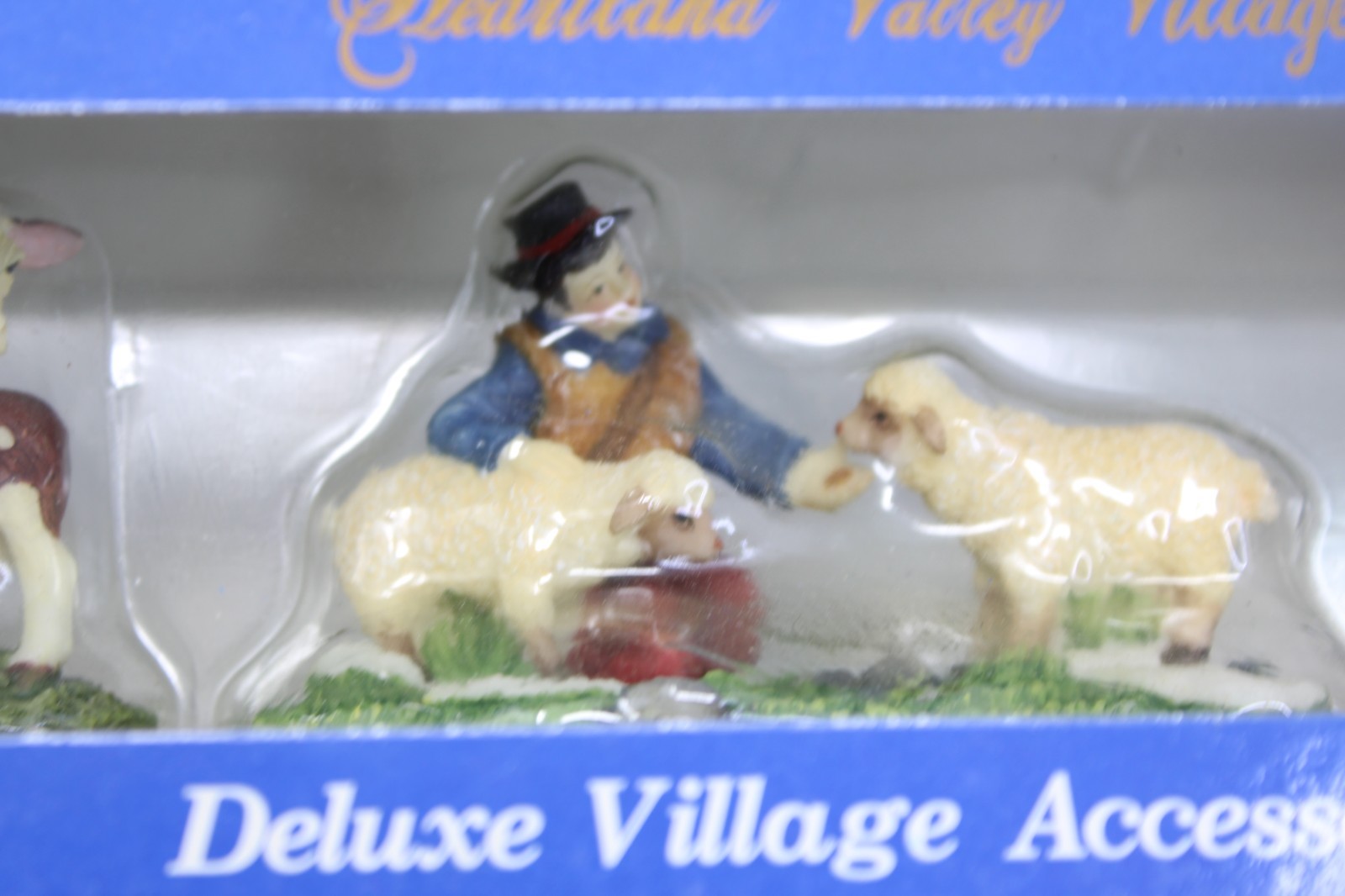 Heartland Valley Village Deluxe Village Accessory Farm Animals Cow Sheep Chicken