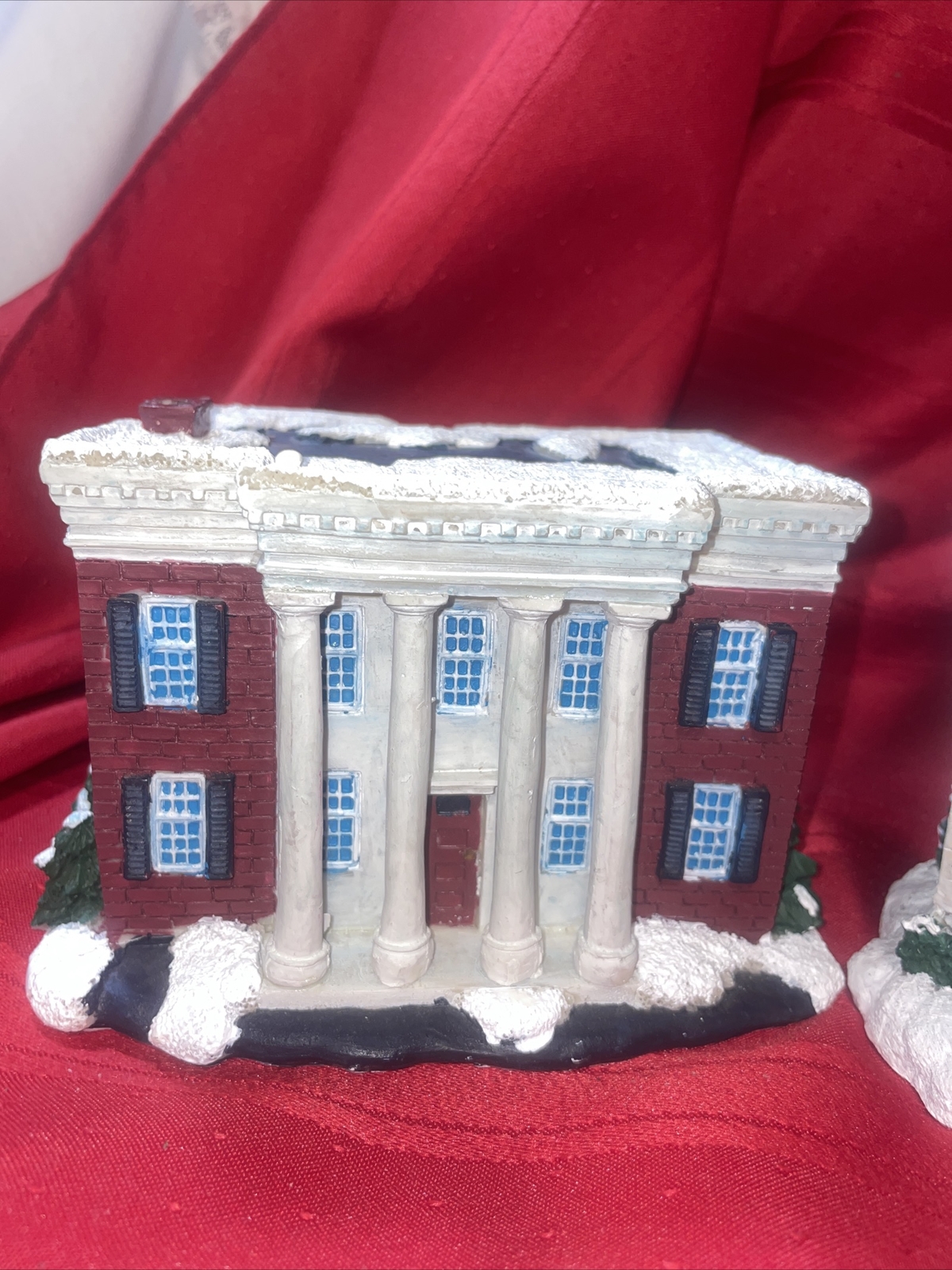 2 Christmas Village Building- One City Hall. Yemi On Bottom