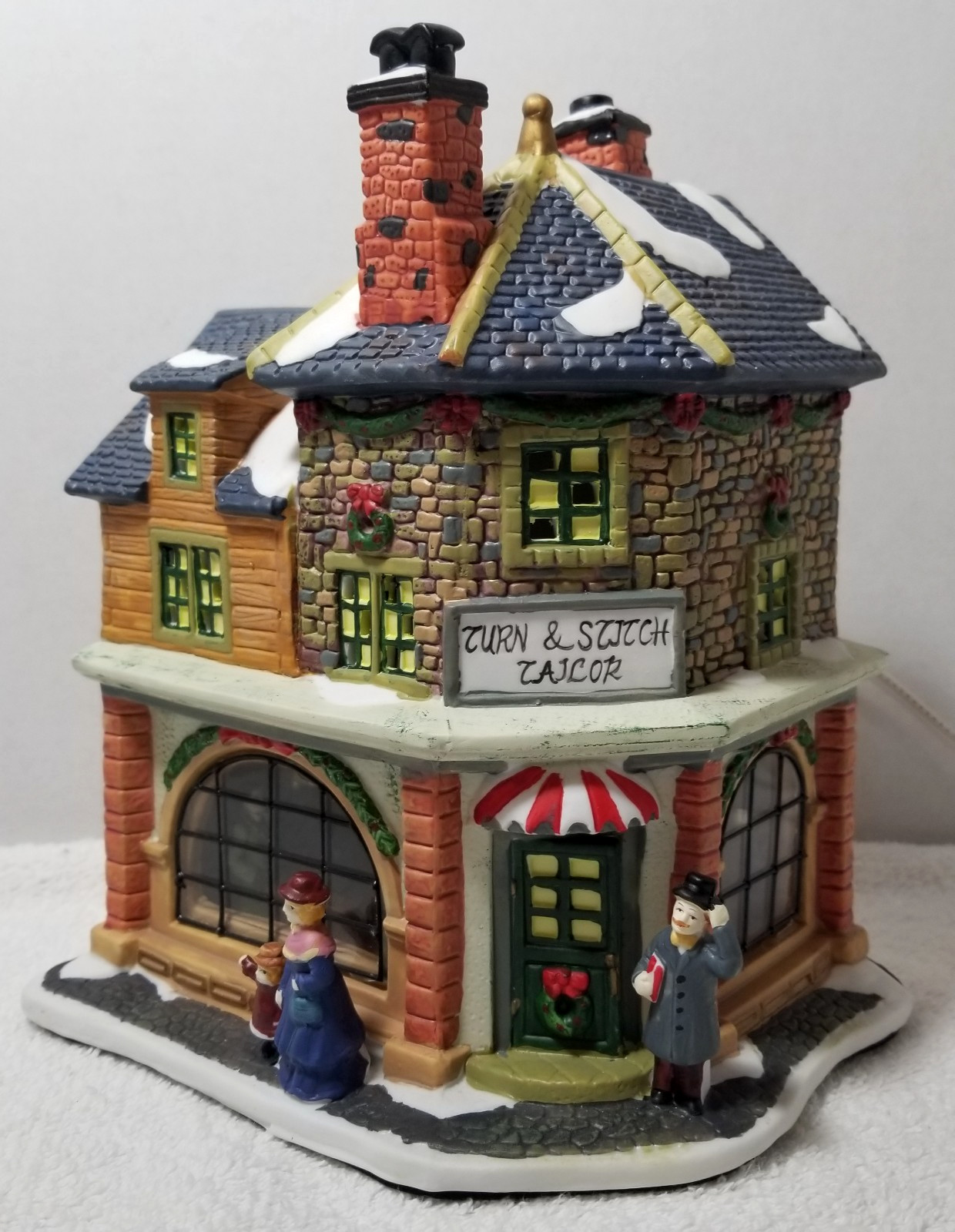 Vintage Santa’s Workbench Collection Turn & Stitch Tailor Retired No Box