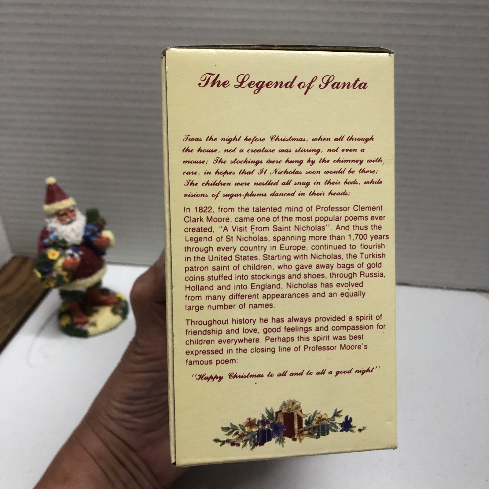 Internation Collection Figure Filipino Santa Claus SC35 1998 Missing Ornament