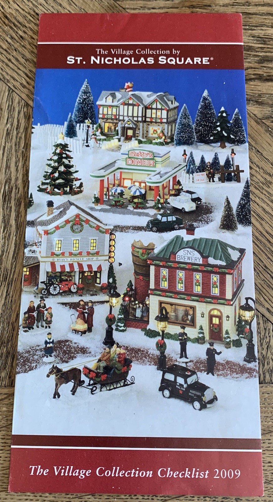 St Nicholas Village Square Collection 2009 Checklist Pamphlet