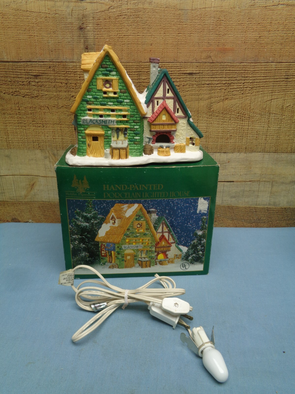 Holiday Expressions Dickens Collectable Christmas Village BLACKSMITH SHOP