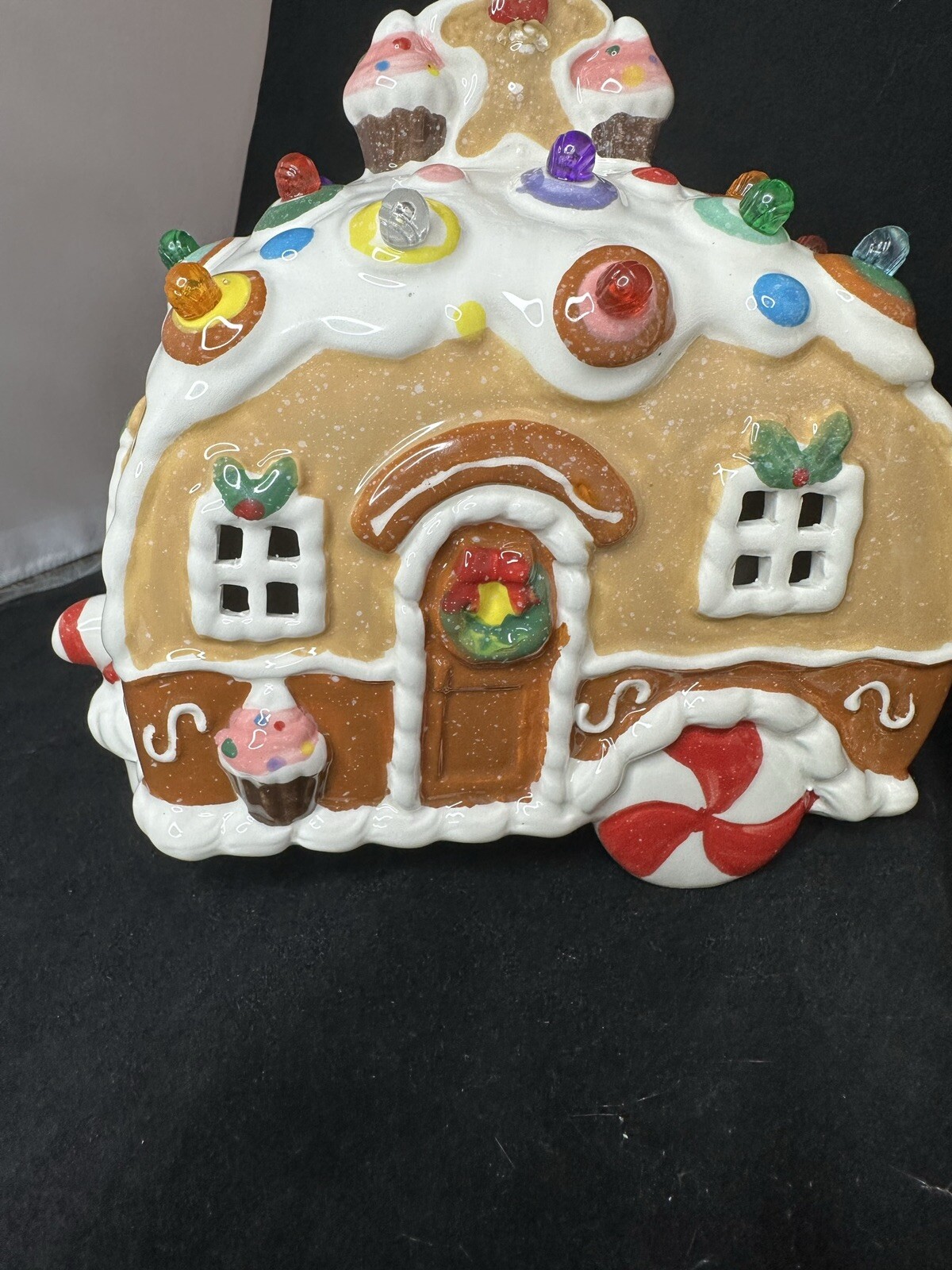 table top gingerbread house gingerbread Man Lightened Cupcake Camper