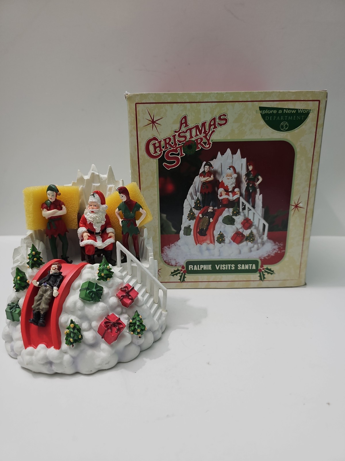 Department 56 A Christmas Story Ralphie Visits Santa Retired And Rear