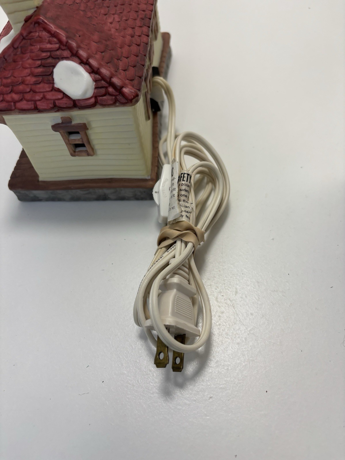 Dickensville Noma Collectibles Christmas Village Porcelain House Western Station