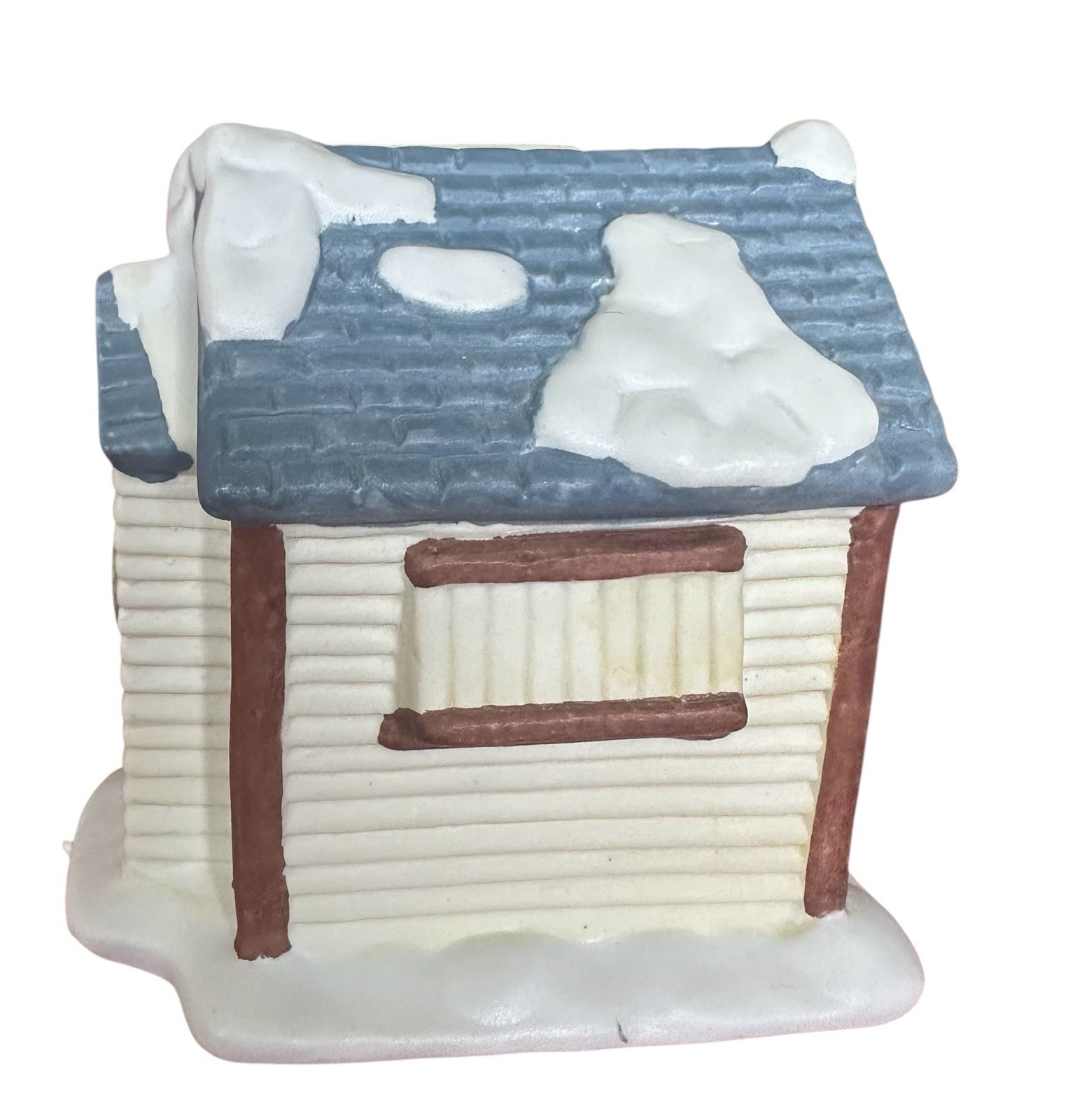 Winter Valley Vintage Cottages Porcelain Fruit Stand IOB Atico Christmas
