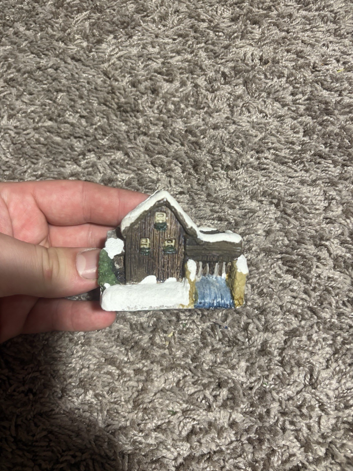 Vintage 1989 RSVP American Rustic Grist Mill Miniature Village ARCC-4