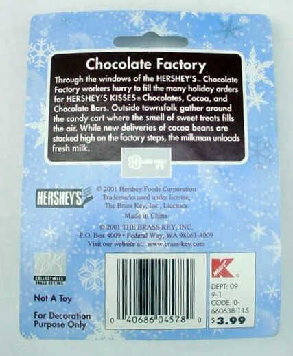 Hershey’s Holiday Village Chocolate Factory Set Lot Candy Cart Cocoa Bean Crates