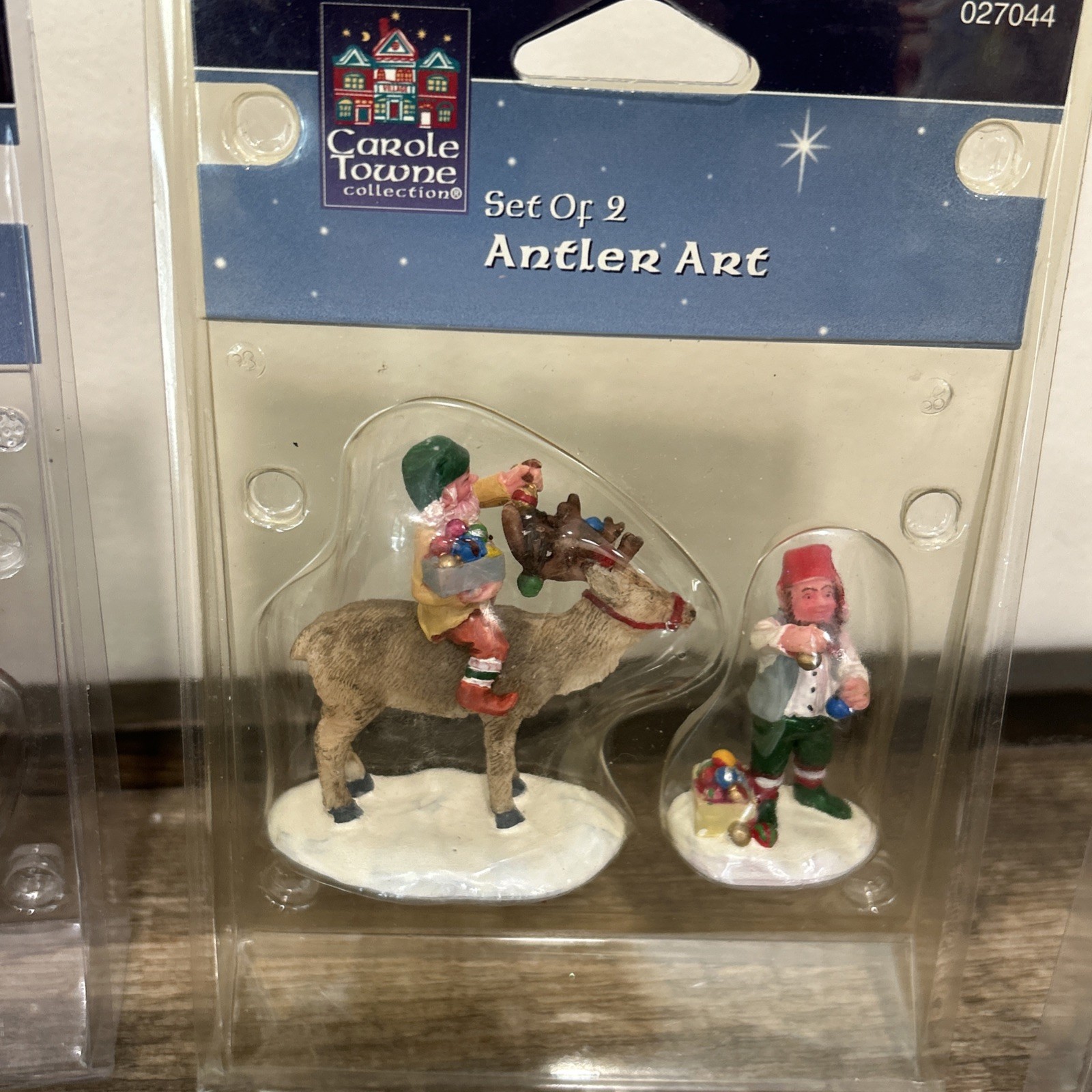 Lemax 4 Packs Carole Towne Village Collectibles Firemen & Dog, Kids & Bike, Elf