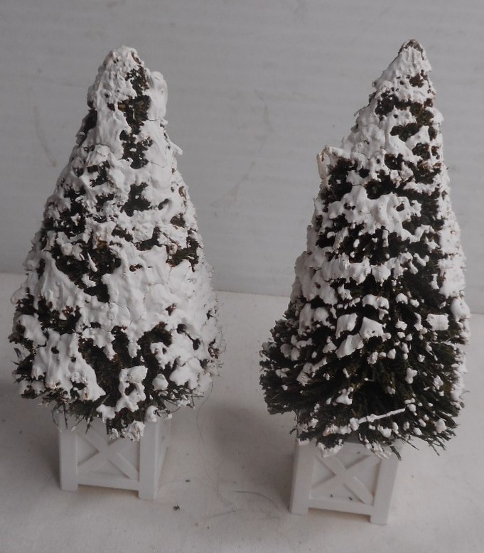 2-Department 56 Village Potted Topiary – #5192-6 4-1/2″ High x 2″ Wide