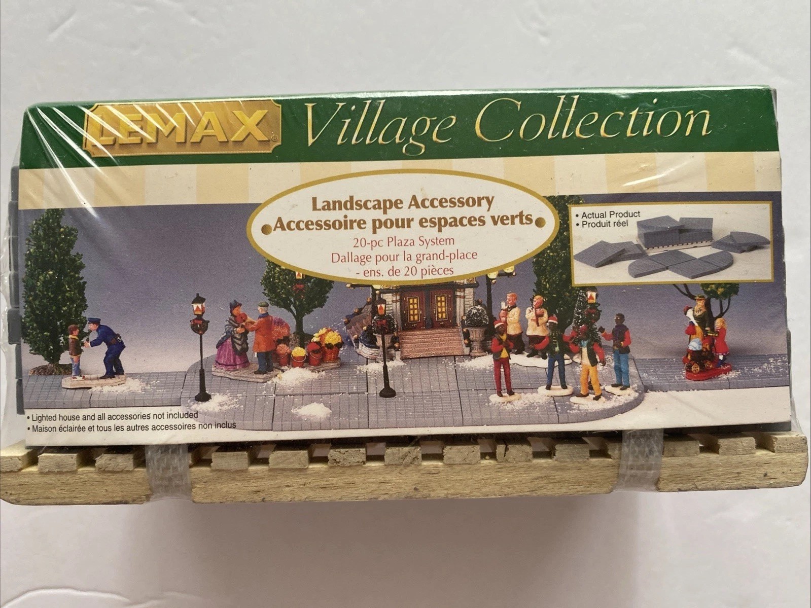 Lemax Christmas Village 20 Piece Plaza System 34982 Display Flooring Base New