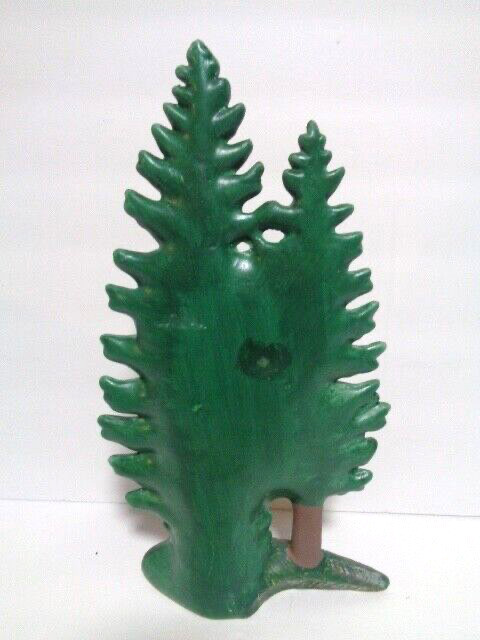 Christmas In Vermont- 10 1/2” Ceramic Pine Trees Village Accessories 1994