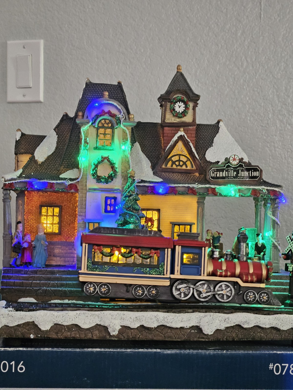 Carole Towne “Grandville Junction” musical Christmas village RARE